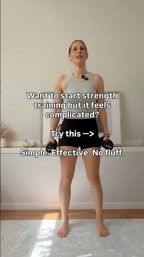 The Simplest Way to Start Strength Training | Full Body Beginner Routine #beginnerworkout