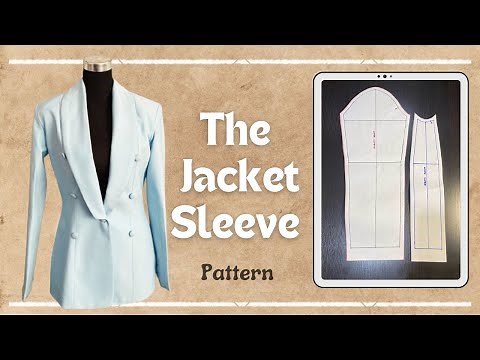 [DETAILED] The Two-Piece Jacket Sleeve Pattern Tutorial | How To Draft a Tailored Jacket | Part 1