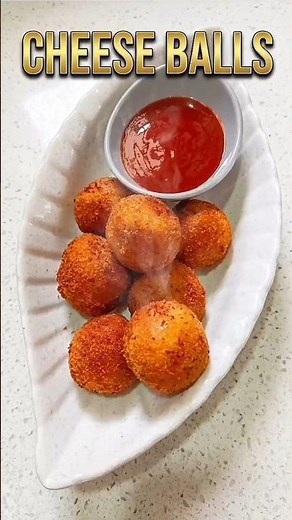 Crispy 🤫Cheese Balls Secret Recipe #cheeseball