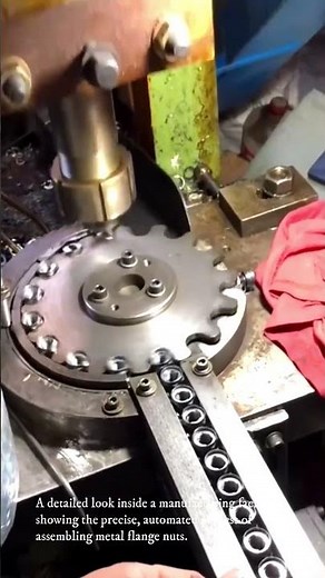Automated Flange Nut Manufacturing Process