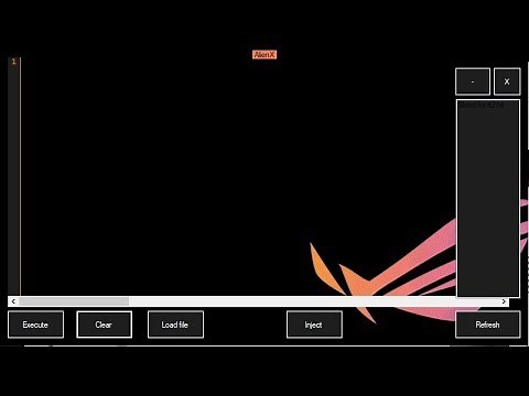 AlienX roblox executor for my viewers! (full lua)(no key)