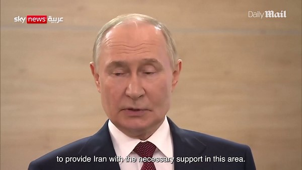 Putin: We told Israel there's no evidence Iran wants nukes