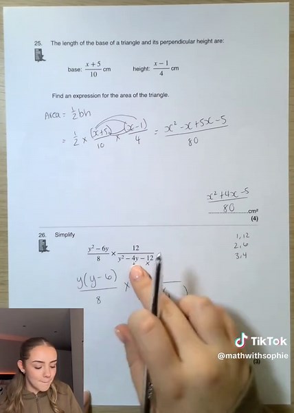 mathwithsophie on TikTok