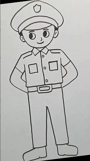 How to Draw a Policeman