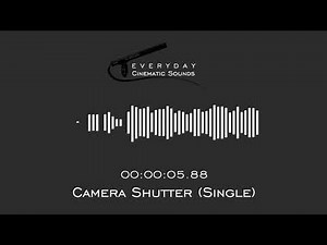 Camera Shutter (Single) | HQ Sound Effect