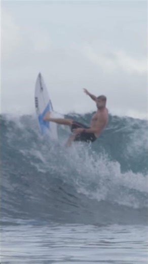 Signature move. Signature short.⁠ Mick Fanning throwing iconic style in the MF Mirage Boardshort.⁠