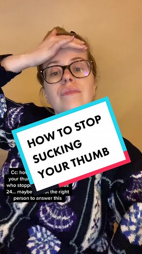 HOW TO STOP SUCKING YOUR THUMB #braces #dentaltiktok #dentisttiktok #dentist #millennial #teeth #dentistry #thumb #habit