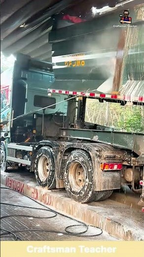 Power Washing a Heavy Duty Truck Deep Cleaning in Action! #shorts