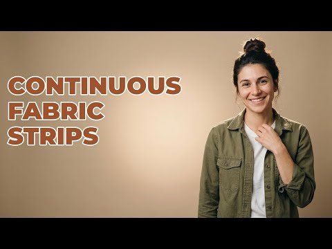How To Cut Continuous Fabric Strips For T-Shirt Yarn?