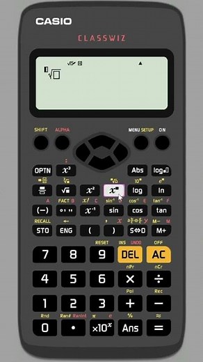 Beware of this mistake when calculating roots! | fx-83GTX fx-85GTX | Casio Calculator #shorts
