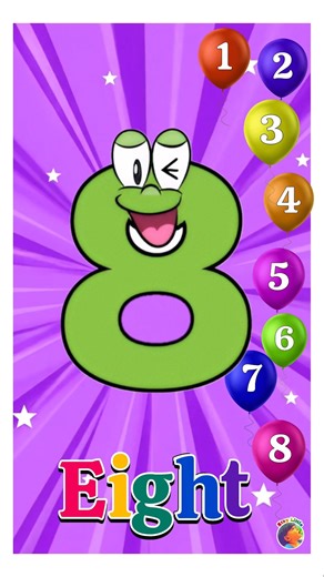 Learn to spell 8 || eight spelling || e-i-g-h-t #spelling #kidssongs