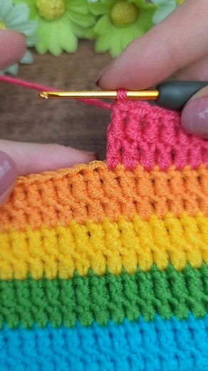 13K views · 195 reactions | Double row Double crochet tutorial  | Alya crochet | Facebook