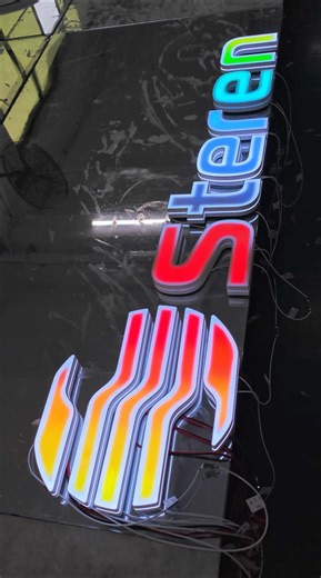 Are you still using traditional signs? Look at this colorful sign.#sign #customsigns #signfactory