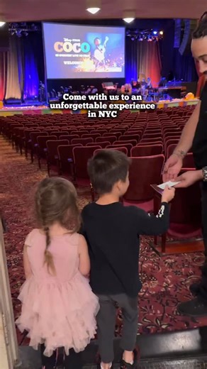 We attended Disney and Pixar’s Coco in Concert Live to Film at The Town Hall. @thesinfonietta , an all women orchestra featured the film’s score live along to the film. The concert was led by conductor Macy Schmidt and featured @flordetoloache an all women mariachi band. My husband and I cried three different times, as the live music made such an impact on us. And the kids loved being able to watch the film on the big screen. They also loved being right in the middle of the city, close to Bryant