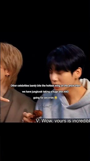 Others fighting for their lifejungkook enjoying the meal 🤣🤣
