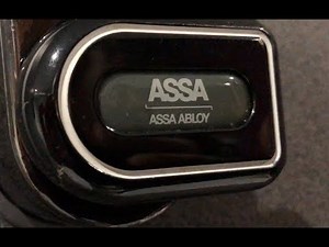 How to unlock ASSA ABLOY locker ... with no cod or key