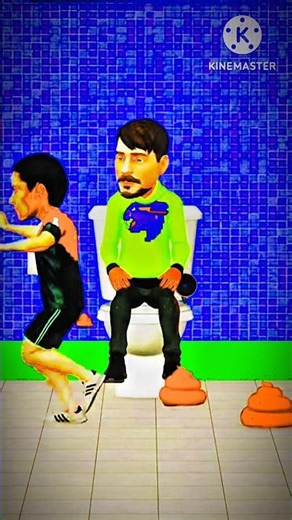 Funniest 3D Cartoon Toilet Fail Ever 😂🚽 #funnyshorts #shortsviral #viralshorts #shortsfeed #viral