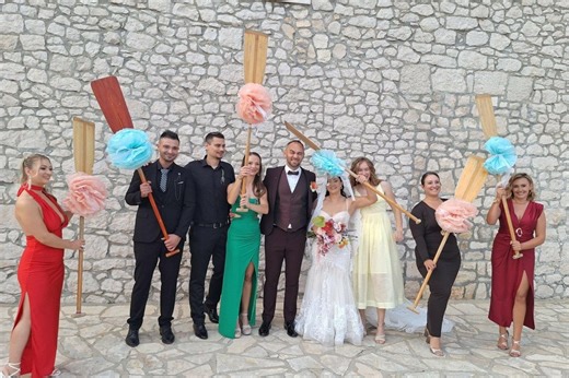 Maraton lađa ispisao ljubavnu priču: vjenčali se Luka i Lorena