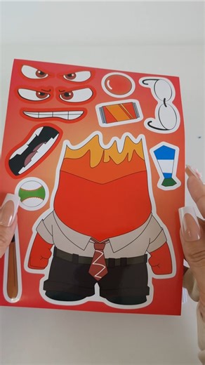 anger sticker #diy #art #sticker #paperdoll #unboxing #paper #papercraft
