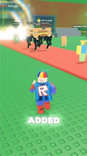 Sammy added Tung Tung Tung Sahur back to Steal a Brainrot.. #shorts #stealabrainrot #roblox