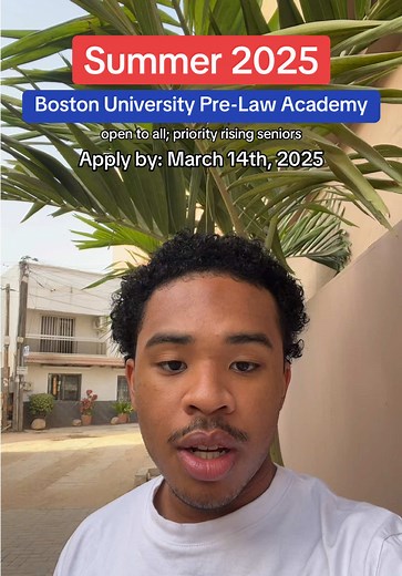 Boston University Summer Pre-Law Academy 2025