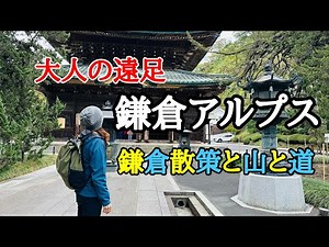 【登山】大人の遠足 鎌倉アルプス 湘南の海と鎌倉を歩く！ ぐるっと周回し、最後は山と道へ【鎌倉】