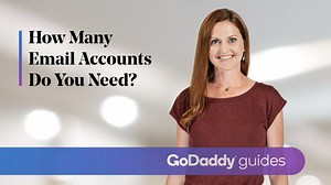 GoDaddy Help Center - How-To Video - How many email accounts do you need?