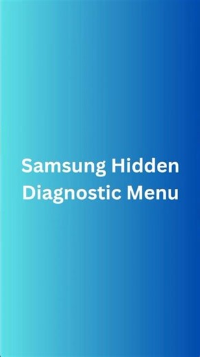 Samsung Phone to access a hidden test menu (check sensors, screen colors, camera, etc.). #mobiledev