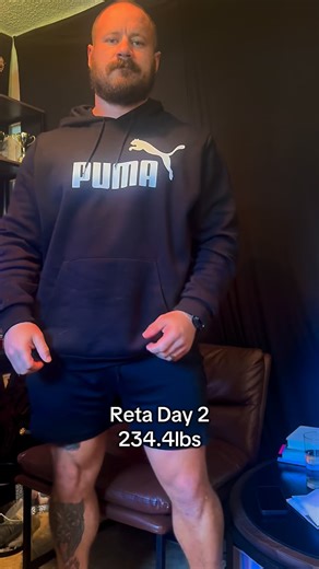 Florida Man on Instagram: "Day 2 on Reta, my appetite is gone lol #fyp #reta #weightloss #fatloss #recomp"