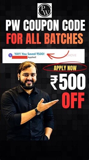 Pw Coupon Code 2027 Batch | Coupon Code for Pw Batch | Pw Coupon Code 2026 Batch