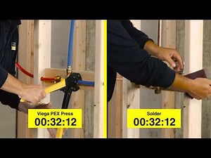 PEX PRESS vs Solder: Which one is faster? | Viega