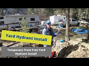 Yard Hydrant Installation - Frost Free Yard Hydrant