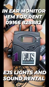 IN EAR MONITOR IEM FOR RENT ‍♂️ EJS LIGHTS AND SOUND RENTAL ...
