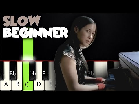 A Thousand Miles - Vanessa Carlton | SLOW BEGINNER PIANO TUTORIAL + SHEET MUSIC by Betacustic