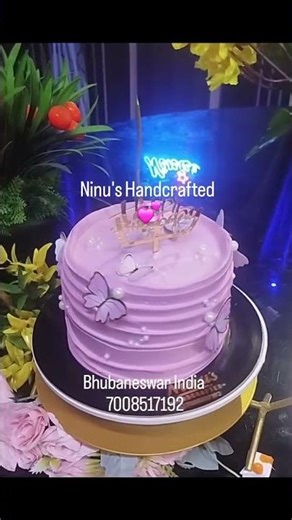 Mini Hula hoop decorated birthday cake.