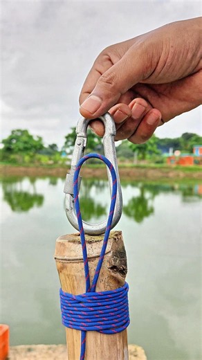 Amazing Carabiner Rope Trick You Must Try ✅🙏 #shorts #lifehacks #viral