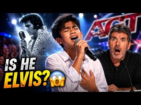 Filipino Boy Brings Elvis Presley Back to Life on AGT Stage 😱 | Unbelievable Voice!