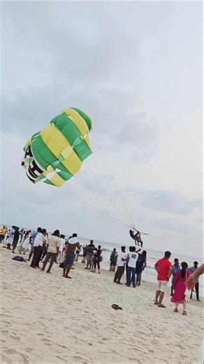 Parasailing at Goa Colva Beach #colvabeach #goasouth #southgoa