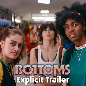 3.5K views · 69 reactions | want to get punched in the face by hot girls? WELL GET IN LINE. directed by Emma Seligman, starring Rachel Sennott and Ayo Edebiri, watch the explicit red band trailer for #BottomsMovie now. in select theaters August 25 + additional cities September 1. | Amazon MGM Studios | Facebook