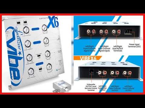 Lanzar Vibe 3-Way Electronic Crossover: Precision Sound Control for Your Audio Setup