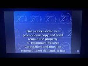 Paramount Feature Presentation Viacom Promotional Variant (1995)