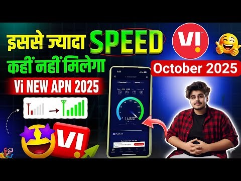 🔥 Vi APN Settings 4G/5G (Oct 2025) ⚡ Fix Vi Internet Not Working ✅ Boost Network Speed Fast 🚀