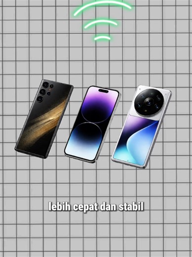 pakai Wi-Fi yang sama, di tempat yang sama, tapi kecepatan internet di tiap HP kok bisa beda? 🤔\u000b Ternyata penyebabnya bukan cuma sinyal atau router. Setiap HP punya chip Wi-Fi yang berbeda-beda, dengan dukungan standar yang juga berbeda, seperti Wi-Fi 4, Wi-Fi 5, atau Wi-Fi 6.\u000b Semakin baru standarnya, semakin efisien cara HP mengirim dan menerima data. Selain itu, desain antena dan optimasi sistem di tiap HP juga berpengaruh besar.\u000b HP dengan manajemen jaringan yang lebih baik b