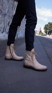 Meet ARIA — the rebel spirit in a boot. Bold zips, shimmering studs, and hand-faded leather make every step original. Own the look, check our new collection online. #as98style #beasyouare #fw2526 #newcollection | A.S.98