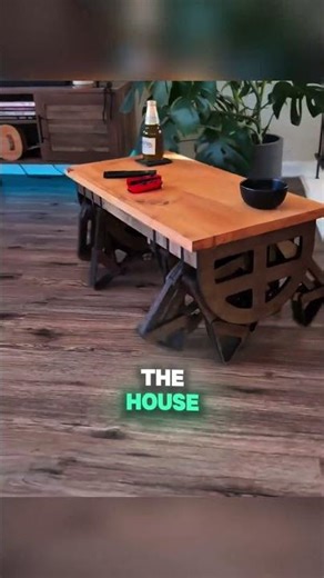 The Walking Table That Follows You #interestingfacts #inventions