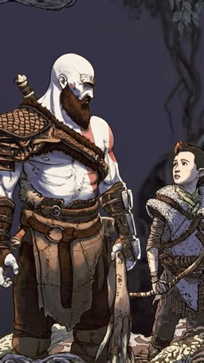 Kratos And Atreus✨ #kratos #atreus #dreamscreenai #animation #art #gaming #godofwar