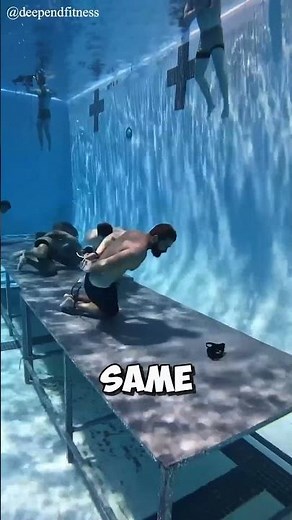 This underwater exercise pushes limits (@deependfitness)