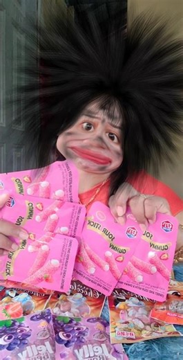 Unboxing Delicious Rainbow LollipopSummer Critical Strike Lollipop #shorts #candy #funn