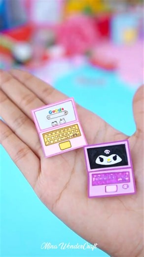 DIY Mini Laptop| #diy #papercraft #craft #art #shorts #youtubeshorts #short #shortvideo