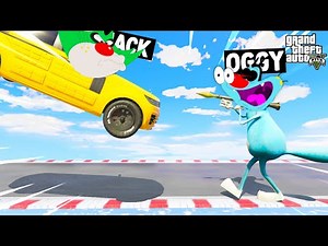 OGGY TROLLING EVERYBODY IN NEW RPG VS FLYING CAR CHALLENGE (GTA 5 Funny Moments)